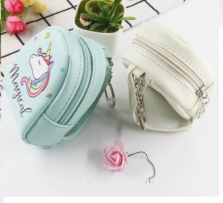 Hot New Fashion Pu Unicorn Cute Mini Coin Purse Small Storage Pouch Card  Holder Wallet | Wish