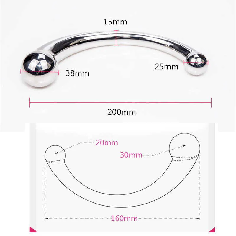 Double Ended Stainless Steel G Spot Wand Massage Stick, Pure Metal Penis  P-Spot Stimulator, Anal Plug Dildo Sex Toy for Women Bdsmp0804 from Dhgate  Anal Toys - price 39.6