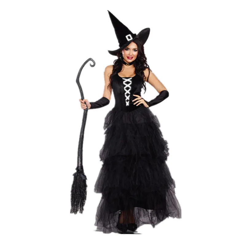 4 Stili Costume a tema Donna Nuovo vestito cosplay Gonna da strega di Halloween Discoteca Festa in maschera Bambola per adulti2483