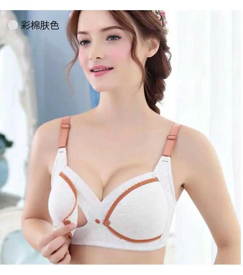 Open Cup Maternity Nursing Bra With Front Closure For Breastfeeding  Comfortable Pregnancy Pregnancy Underwear Y0925 From Mengqiqi05, $8.81