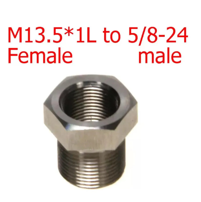 M13.5 x 1左5/8-24スレッドアダプター燃料フィルターステンレス鋼M13.5 1L溶媒トラップコンバーター用NAPA 4003 WIX 24003 X1L 5/8x24