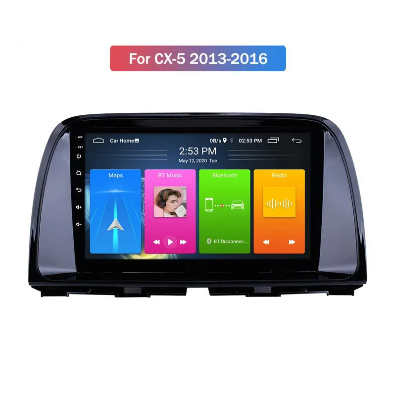 Tela de toque Android Car Leitor de DVD para Mazda CX-5 2013-2016 Rádio Áudio Estéreo GPS Navegação