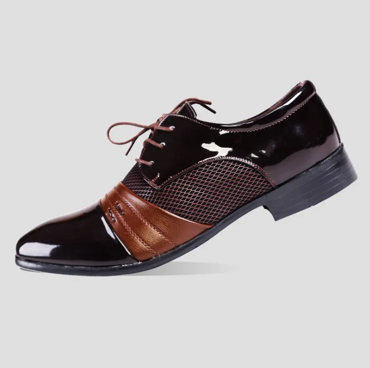 Hommes luxes chaussures habillées en cuir formel de luxe mode marié mariage hommes Oxford designer chaussure décontractée grande taille 38-48