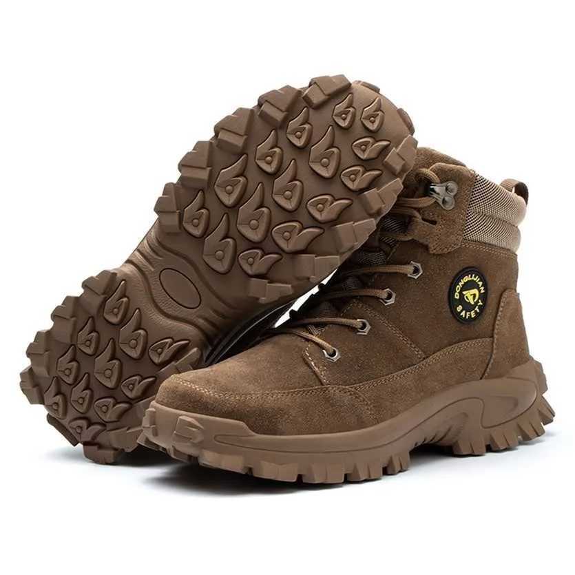 Steel Toe Cap Anti Smash Anti Piercing High Top Safety Shoes Lightweight Comfortable Warm Mens Boots For Work From Shu06 43.18 DHgate.Com