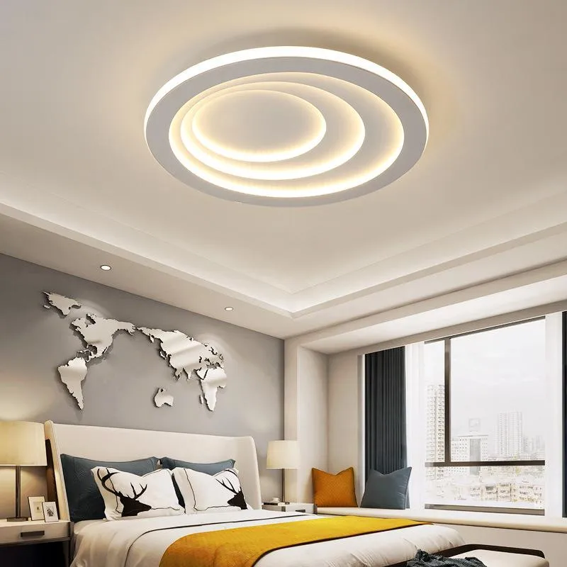 مصابيح ثريا ذات سطوع عالية لسطح غرفة المعيشة سرير مثبتة على سقف الإضاءة الحديثة WF1119