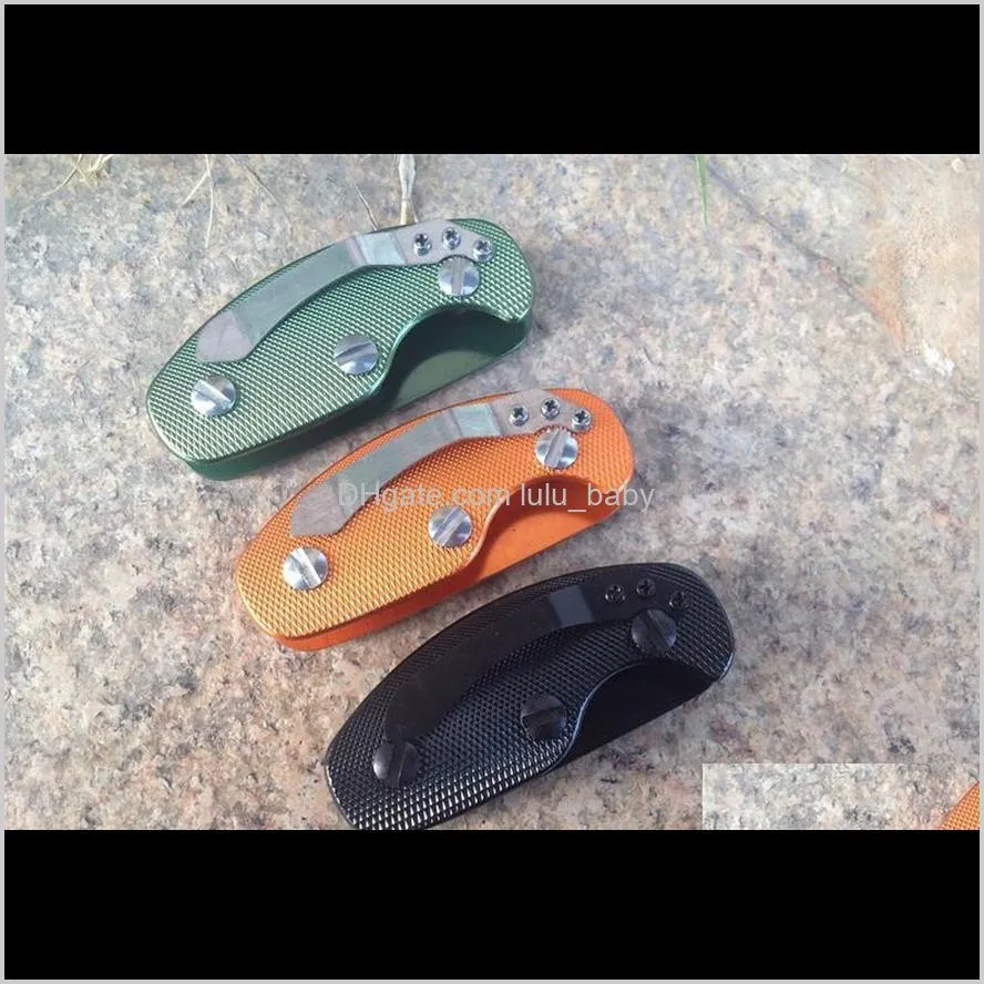  3 colors aluminum pocket keychain holder compact keys holder for key edc outdoor gear multifunction keyrings