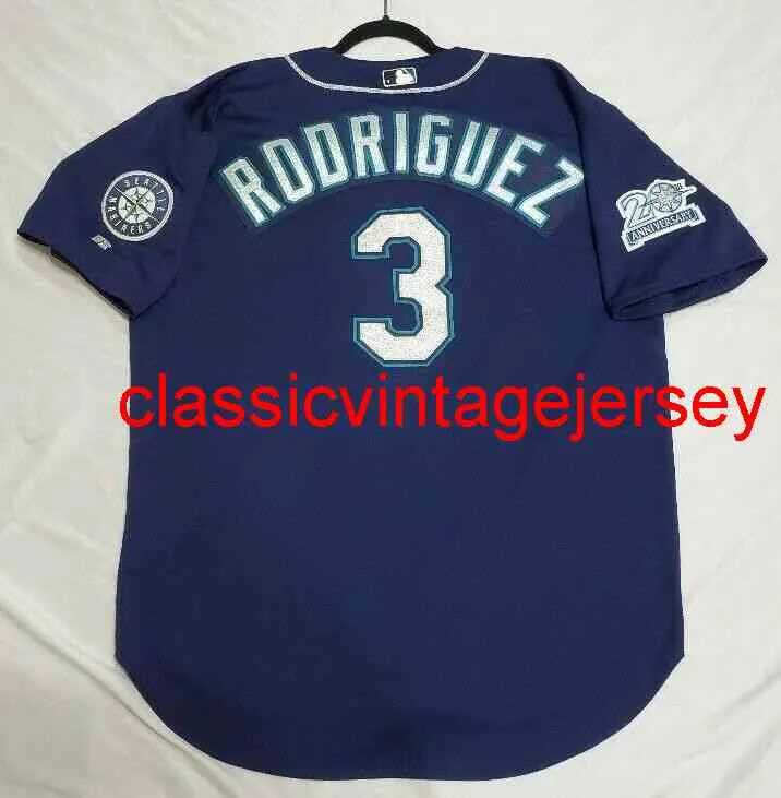 Mannen Kinderen Alex Rodriguez Jersey Zeldzaam! Borduurwerk nieuwe honkbaltruien