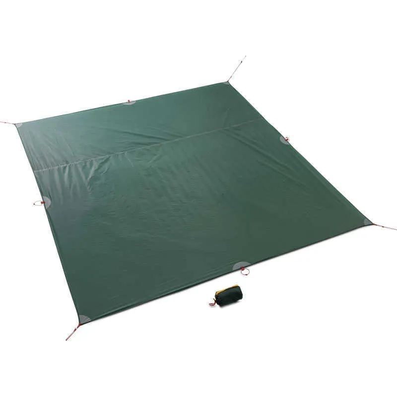 FLAME'S CREED Tarp Zelt Bodenabdruck Camping Strand Picknick Wasserdichte Plane Sonnenschutz Y0706