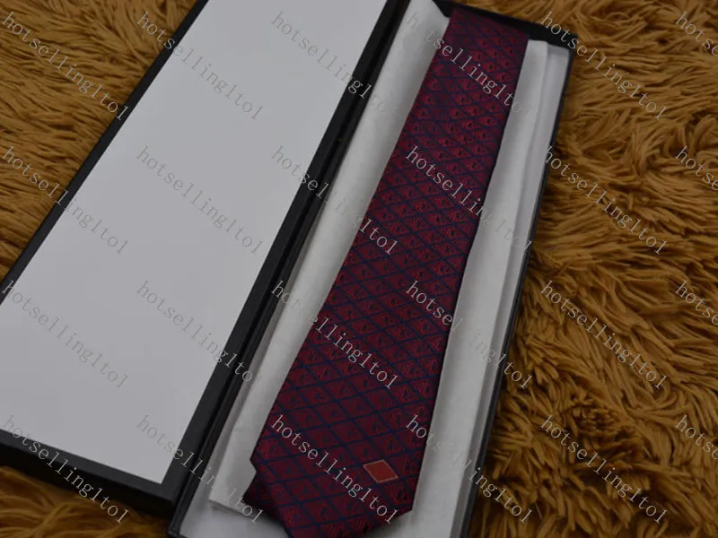 Carta dos homens gravata de seda Gravata de ouro Jacquard Party Party Wedding Fashion Ties com caixa G666