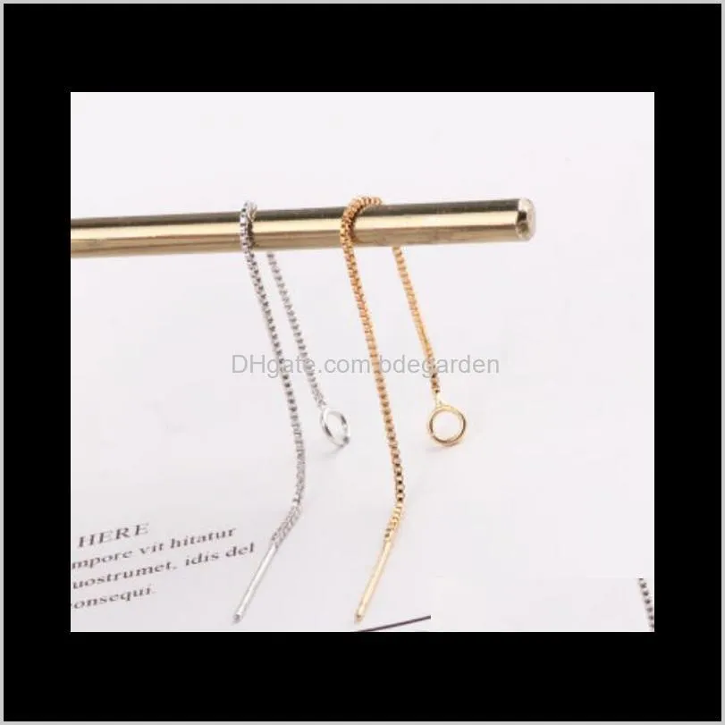 earrings accessories ear line DIY earings fine chain simple classic hot fashion free of shipping