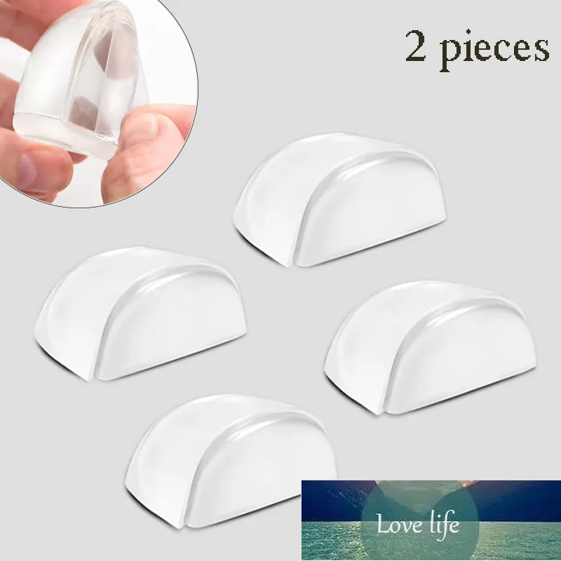 2Pcs Acrylic No Need Punch Transparent Door Stopper Door Holder Home Doorstop Supply Factory price expert design Quality Latest Style Original Status