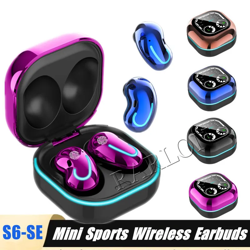 S6 SE Artı TWS Kulaklık Rahat Mini Düğme Bluetooth Kulaklık High-end Su Geçirmez HiFi Ses Binaural Çağrı Kulaklıklar Spor Kulakiçi