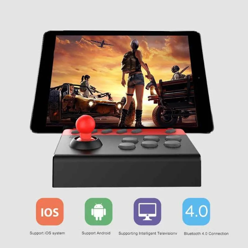IPega PG-9135 Gioco di Combattimento Rocker Wireless Joystick Per Gladiatore Android/Telefono Mobile Controller Da Tavolo Joystick