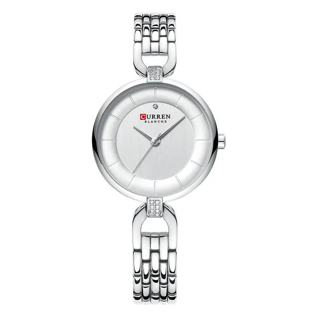Womens Klockor Quartz Watch Rostfritt Stål Klocka Ladies Armbandsur Top Brand Luxury Wristwatches Women Relogios Feminino