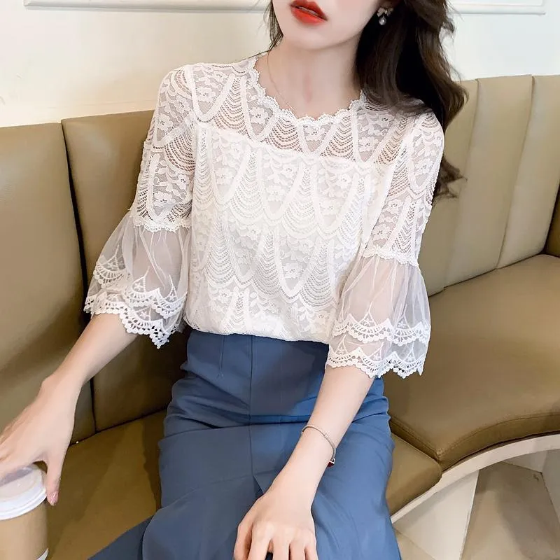 Lace blouse styles sales 2018