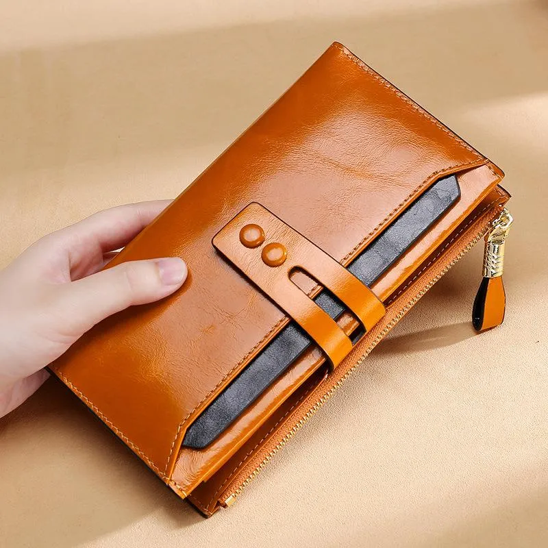 Leather phone clutch sales