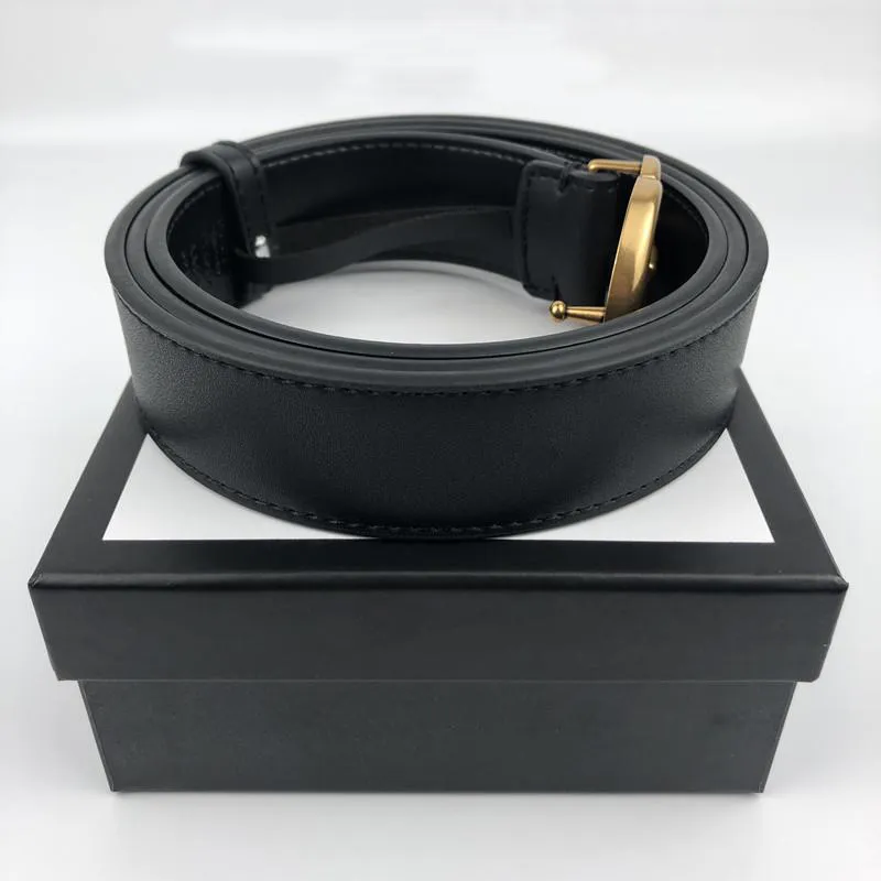 Fashion men belt women Big gold buckle genuine leather belt classical belts ceinture 2cm,3.0cm,3.4cm,3.8cm width with box