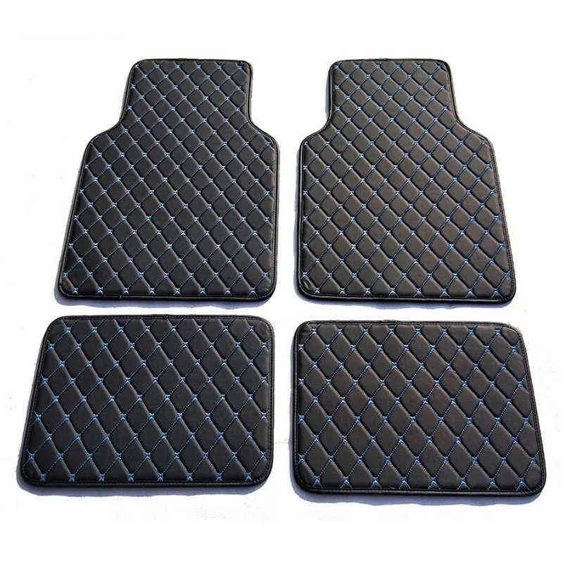 WLMWL General Leather Car Mat for Peugeot All Model 4008 RCZ 308 508 301 3008 206 307 207 2008 408 5008 607 Auto Accessories H220415