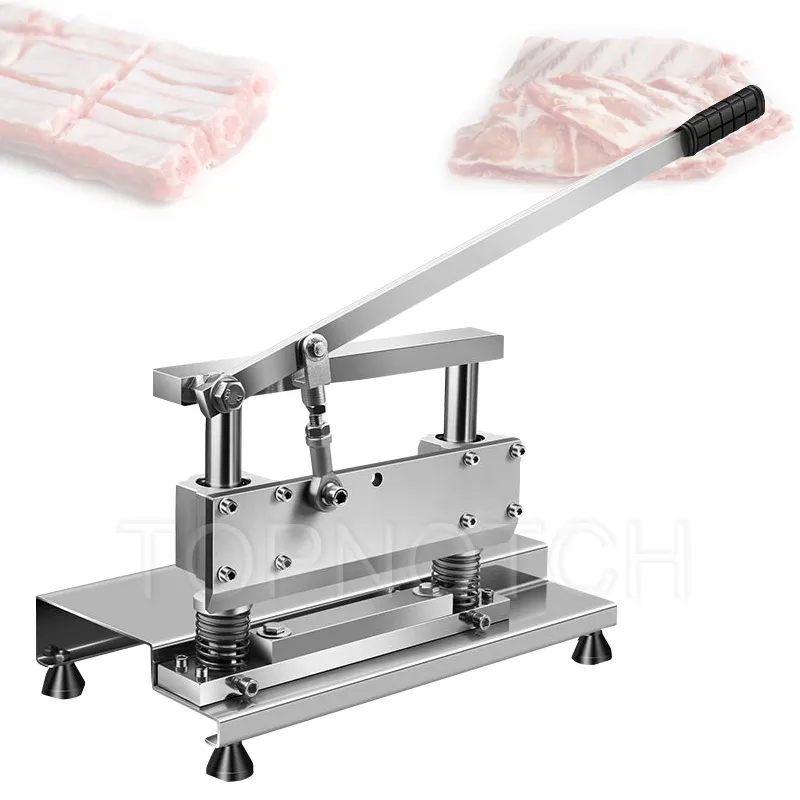 Manual Meat Cutting Machine Bone Saw Maker Thickening Stainless Steel Rib Cutter
