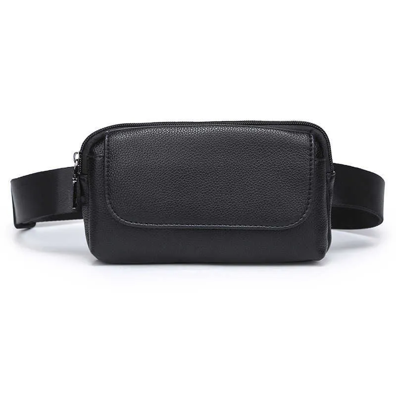 Moda feminina bolsa de cintura preta feminina cinto de couro PU pacotes de viagem bolsa para telefone bolsas pequenas Mihaivina 211006314n