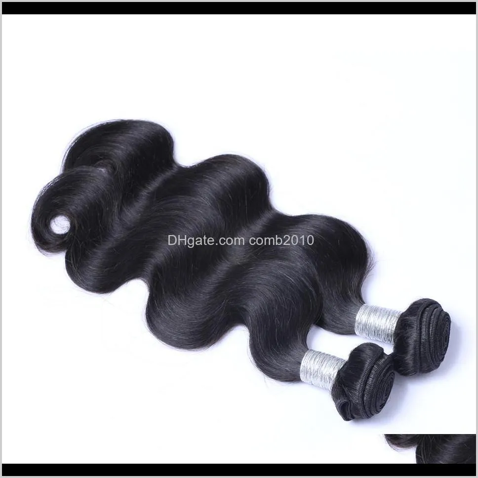 indian virgin human hair body wave unprocessed remy hair weaves double wefts 100g/bundle 1bundle/lot can be dyed bleached