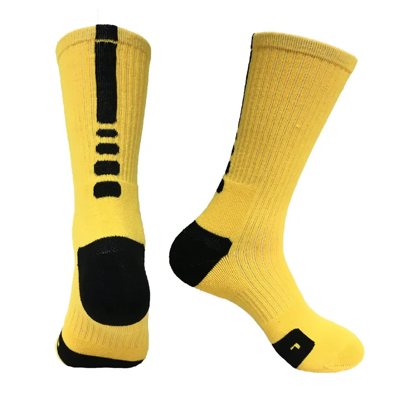 USA Professional Elite Yellow Basketball Socks Long Knee Length For Mens Athletic Sport Fashionable Compression From Lily zhang5 1.26 DHgate.Com
