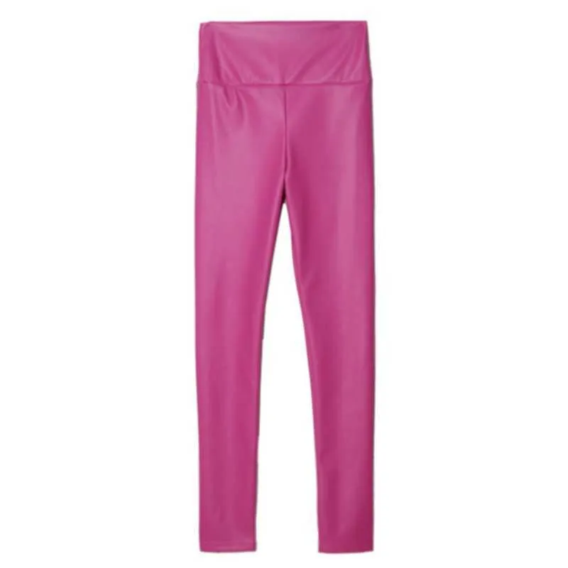 XIBUSANA Femmes Pu Cuir Pantalon 2020 Automne Hiver Multicolore