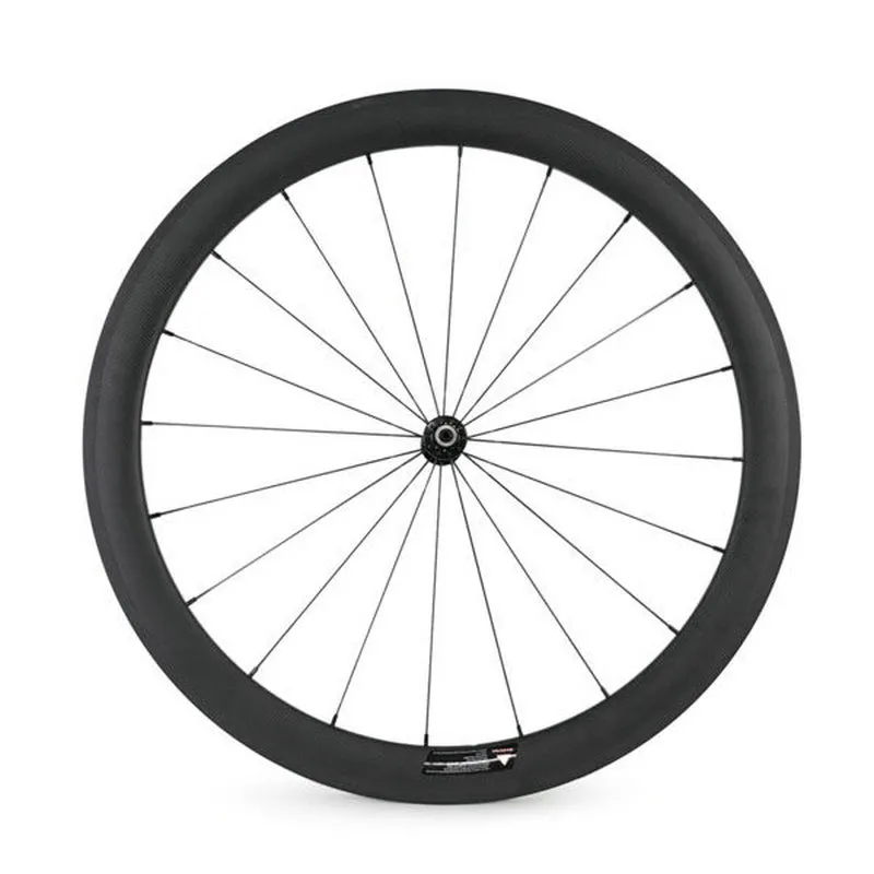 Paire De Roues Vélo Route 700C En Carbone - Freins à Disque, Jantes Tubulaires, Garantie 3 Ans