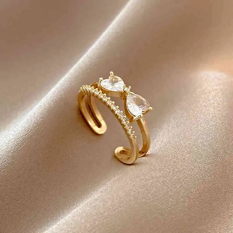 GOLD XIONG PADISHAH Simple Plated 18k Gold Rings for Teen Girls White India  | Ubuy