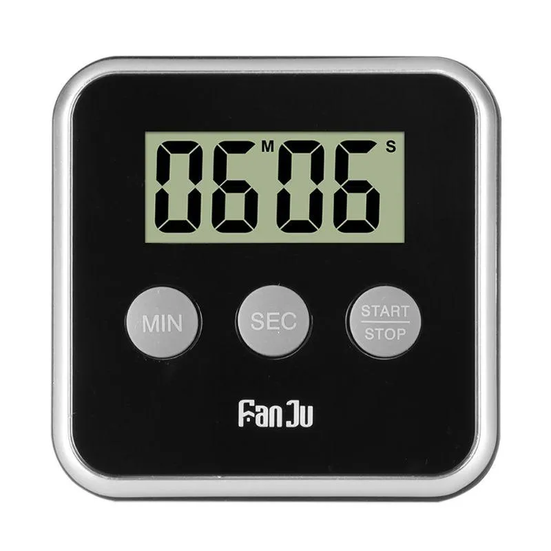 Zamanlayıcılar LCD Dijital Mutfak Zamanlayıcı Mıknatısla pişirme saati Sayım Geri Sayım Alarm 448A