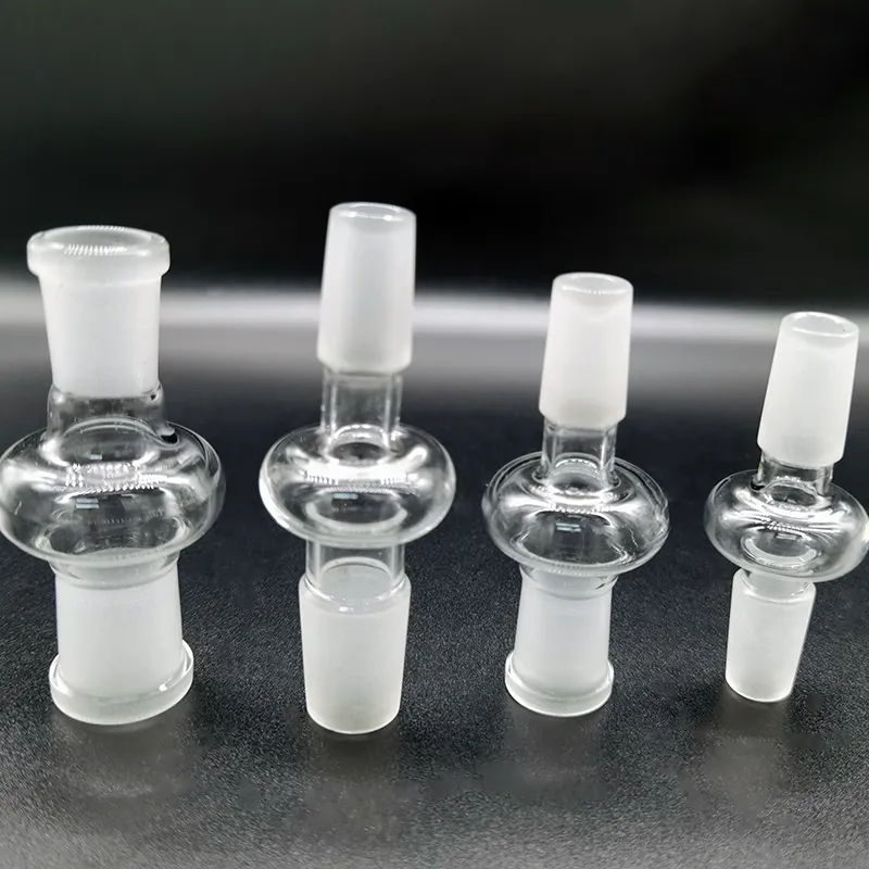 Narghilè Bong Convertitore adattatore in vetro Accessori per fumo 10mm 14mm 18mm Adattatori per giunzioni da maschio a femmina Per bong Dab Rig Banger al quarzo