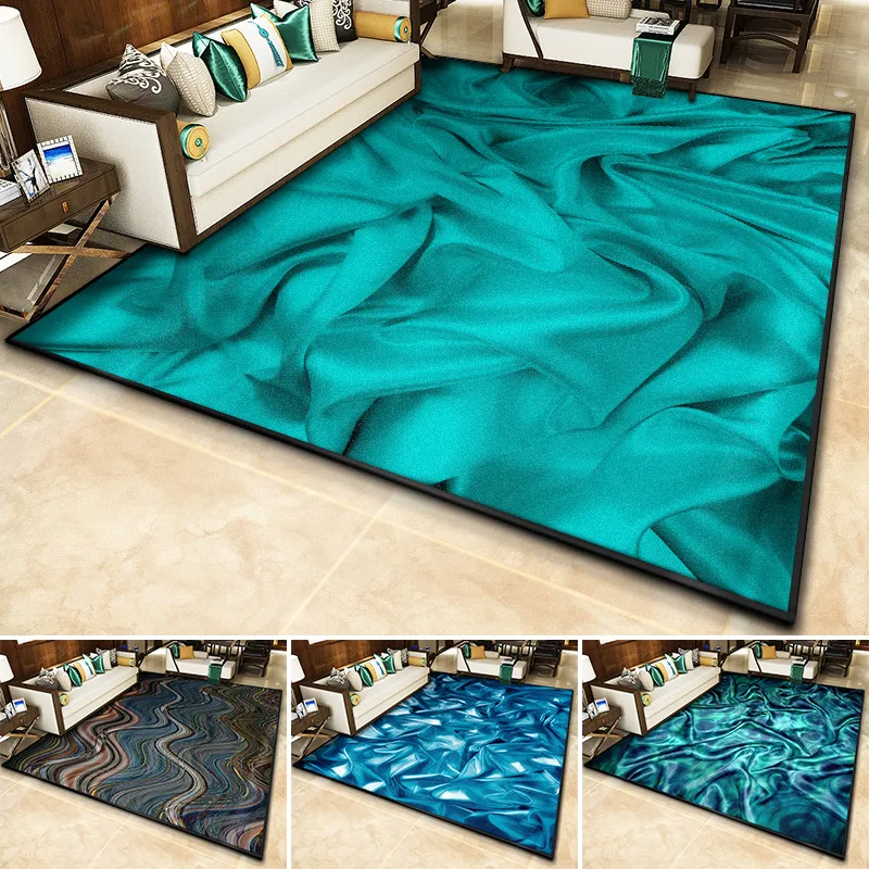 Rug Living Room Large Nordic Carpet Abstract Blue Green Yellow Colorful Cheap Large Room Rugs Carpets Bedroom Mat institute carpet rug mat carpet