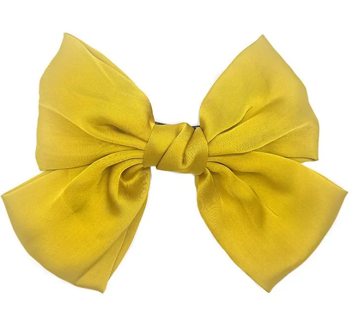 Ragazze economiche Grande fiocco Nodo Hairgrips Bohemian Hairbow Cravatte Fermagli per capelli Accessori per capelli donna Bowknot Forcine Porta coda di cavallo Copricapo