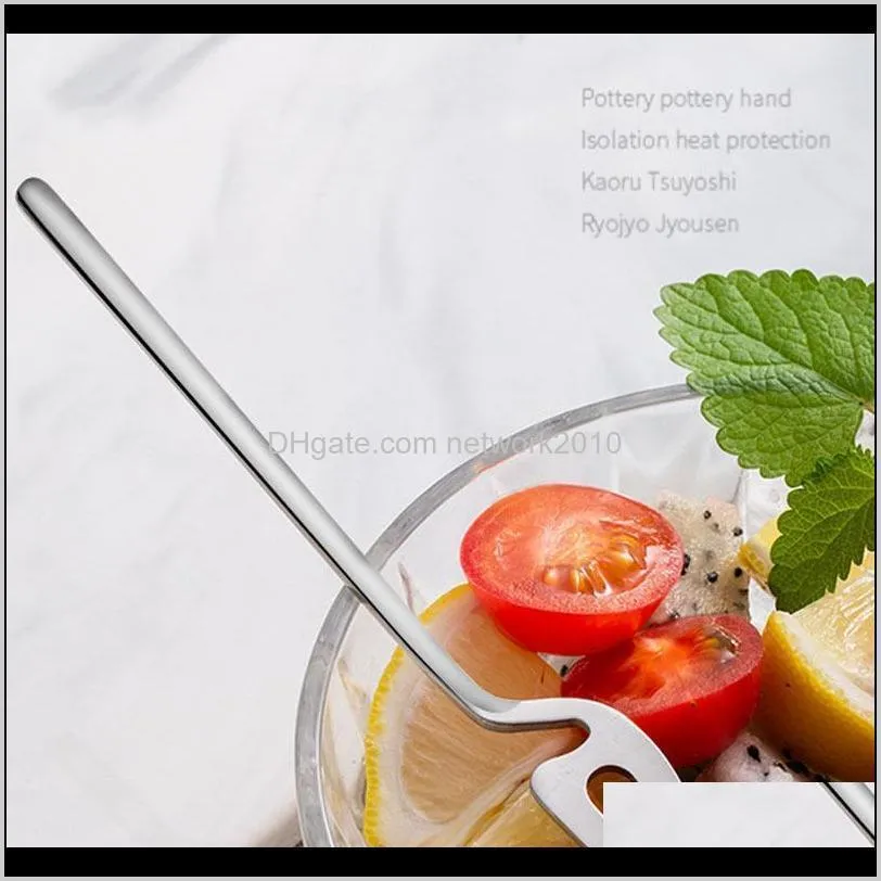 Creative Mixing Spoon Stainless Steel Cake Fruit Fork Multifunctional Seasoning Spoon For Kitchenware