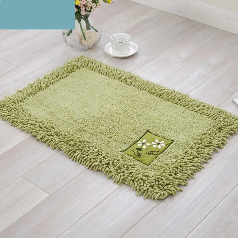 Badmatten Patch -borduurmat Anti slip tapijt Toilet Absorberende tapijten Duurzame vloer Home Decor Microvezel deurmat 1 van