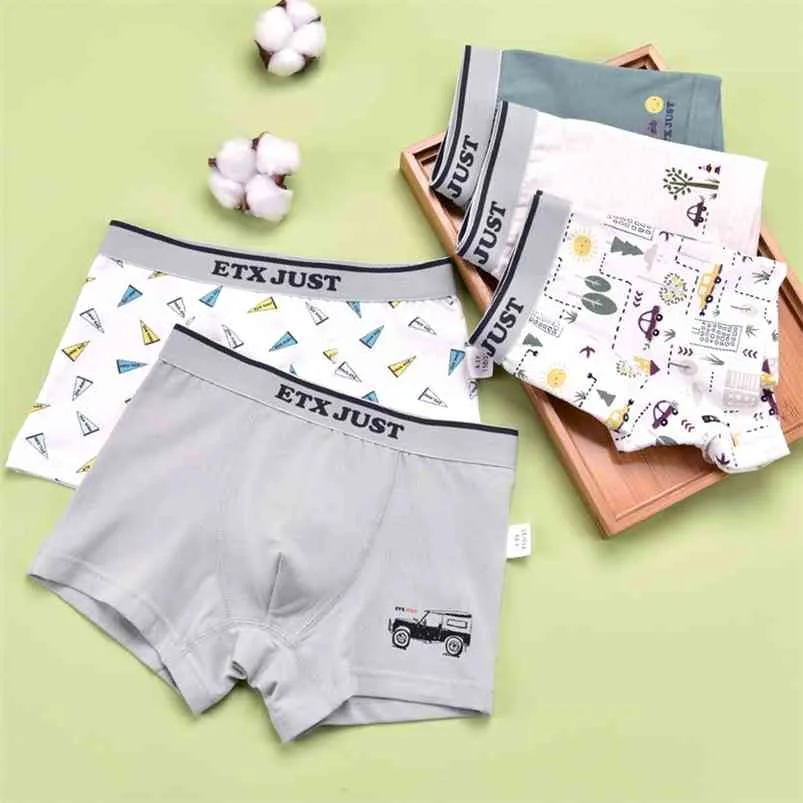 Cartoon Car Print Cotton Kidley Panties Set For Boys Breathable &  Fashionable For Teenage School & Kids From Cong05, $15.49