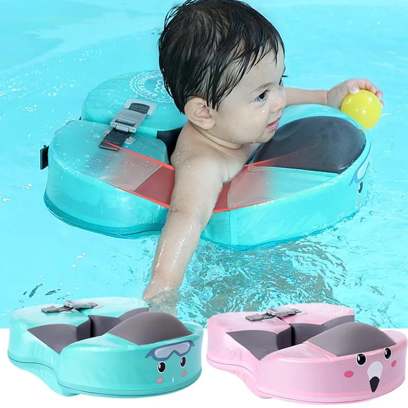 Life Vest & Buoy Mambo Non-Inflatable Improved Safety Baby Float Swim Trainer Solid Infant Pool Ring Pools Water Accessories Toys