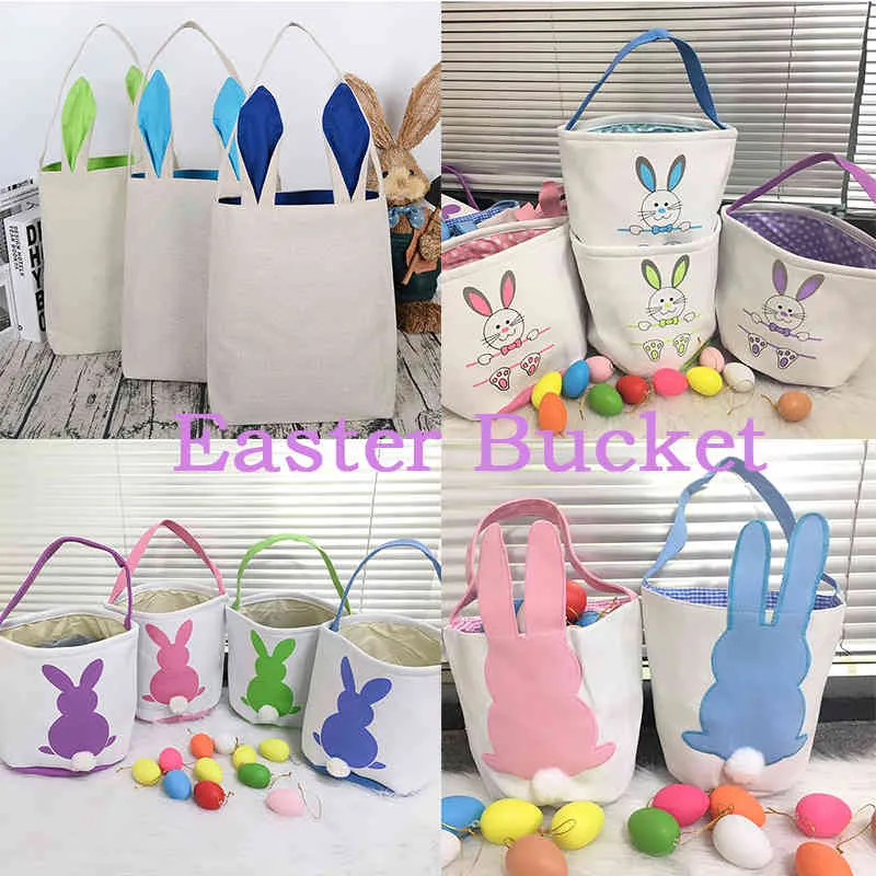 Bunny Bag Custom Easter Tote Bag, Easter Egg Hunt Tote, , Easter Basket ...