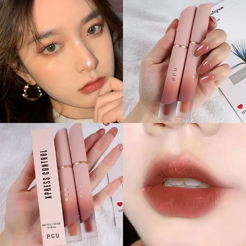 Lip Gloss 6 Colors Velvet Matte Long Lasting No Fading Lipstick Waterproof Tint Cosmetics Female Glaze Cream Makeup