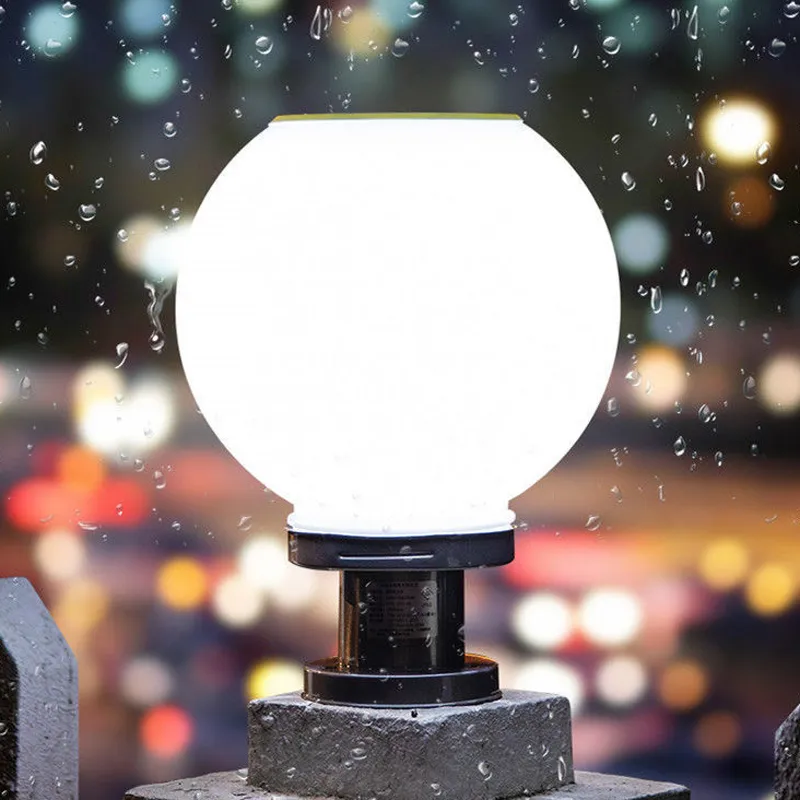 Round solar on sale lights outdoor