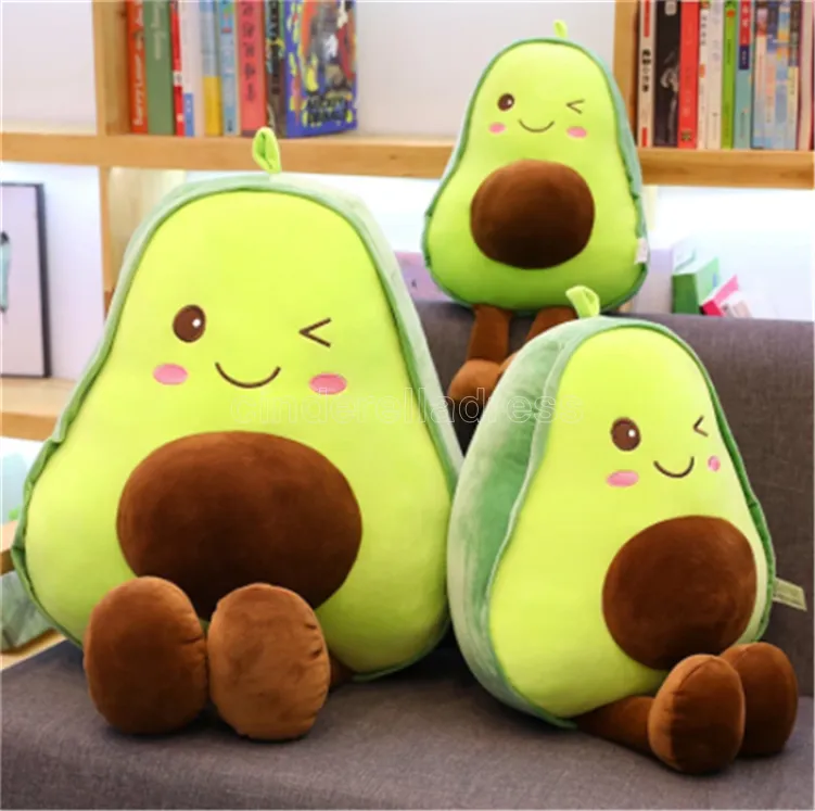 30-85 cm avocado knuffels schattig avocado kussen / kussen kawaii fruit gevulde pop speelgoed voor kinderen gooien kussen verjaardagscadeau DHL CY08