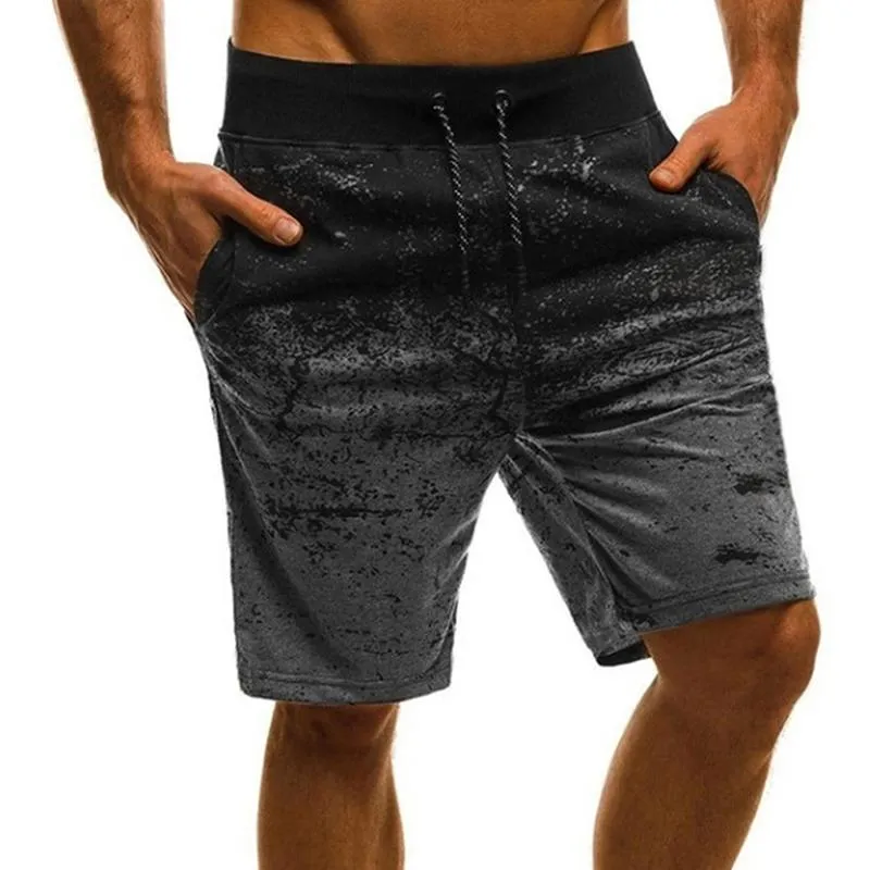 Vêtements de sport pour hommes, Shorts d'entraînement, séchage rapide, Fitness, avec poche, cordon de serrage décontracté, 279Y