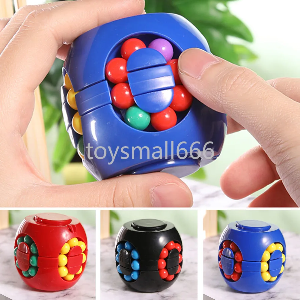 Colorful Magic Little Magic Bean Rotating Kids Stress Relief Toy For Adults kids Plastic 5-7 12-15 years Mini