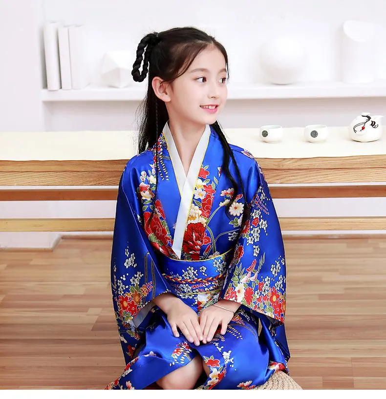 Bambina Kimono Tradizionale Vestito Formale Bambini Stile Giapponese  Partito Costume Cosplay Bambini Yukata Robes Haori Samurai Abbigliamento  Etnico Da 32,88 €