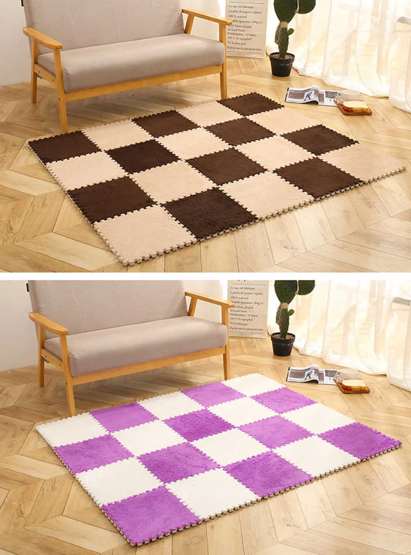 DIY Nordic Ins Room Vitrazza On Carpet Plush Velvet Bedroom Full Rooms Childrens Girls Net Pink