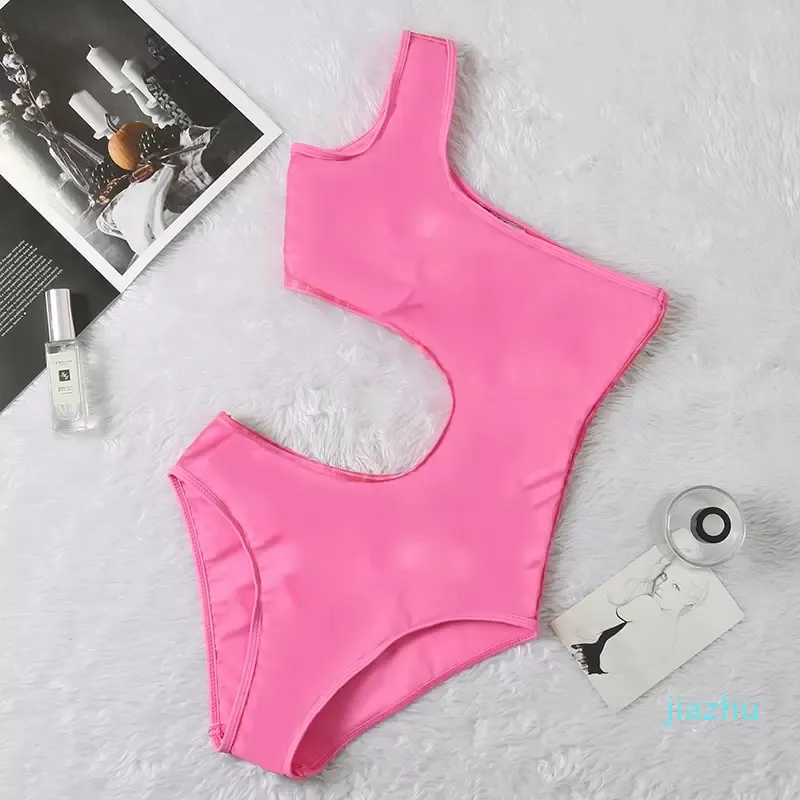 Ramię Bogini Swimwear Wyściełane Push Up Designer One-Pieczęte stroje kąpielowe Outdoor Beach Hipster Bandaż Luxury Stroje kąpielowe