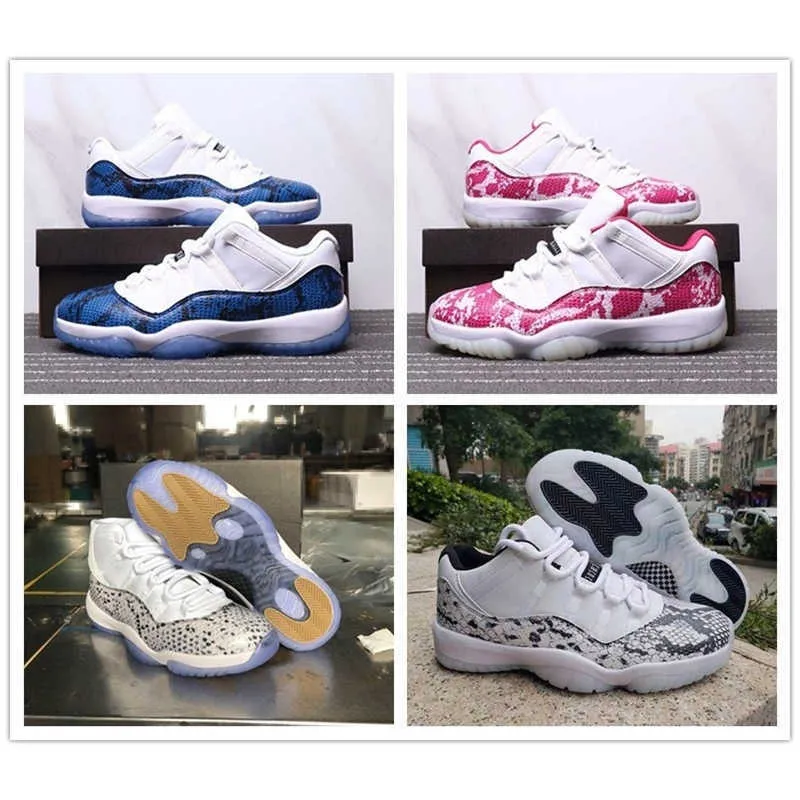 11 Navy Blue Snakeskin Light Bone Men Athletic Shoes Jumpman 11s Pink Snake Yellow Womens sneaker trainer