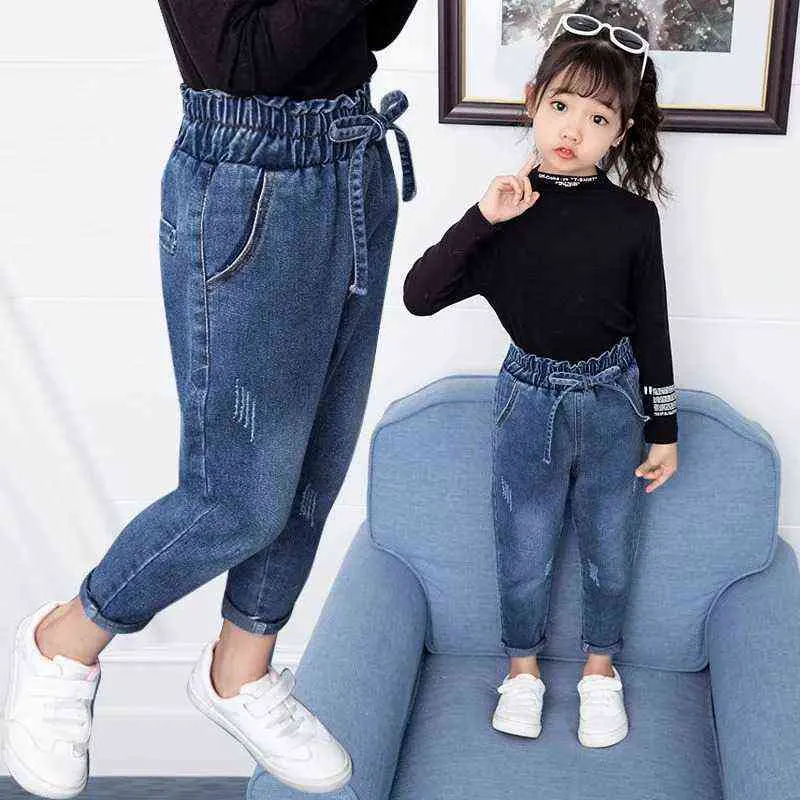 Stylish Cotton Baggy Ripped Jeans For Girls Casual Denim Pants For Spring  And Autumn Available In Sizes 6 14 211102 From Deng08, $13.83