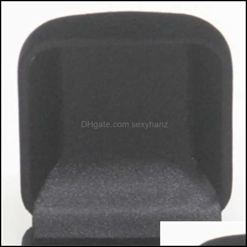 Wholesale 6Pcs Jewelry Display Box Red Black Blue Blocked Ring Jewelry Organizer Box Ring Package Storage Gift Box 5*5.8*3.5CM 917 Q2