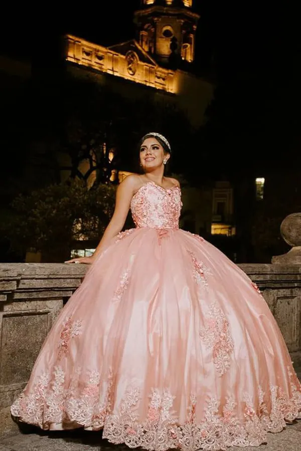 Blush Pink Strapless Ball Gown Quinceanera Dress,... From Lovemydress, $79.99 | DHgate.Com Blush Pink Strapless Ball Gown Quinceanera Dress,... From Lovemydress, $79.99 | DHgate.Com